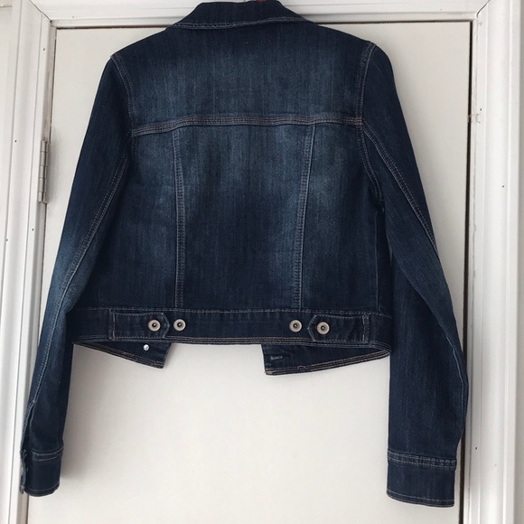 NWOT dark denim jean jacket size S Maurice’s - Picture 6 of 7